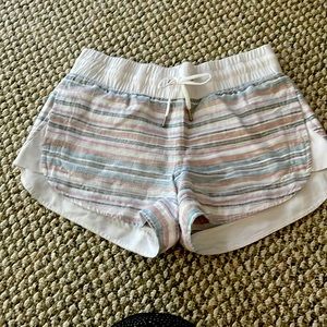 Athleta linen shorts